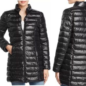 Aqua Black Shell Lightweight Puffer Liner XS